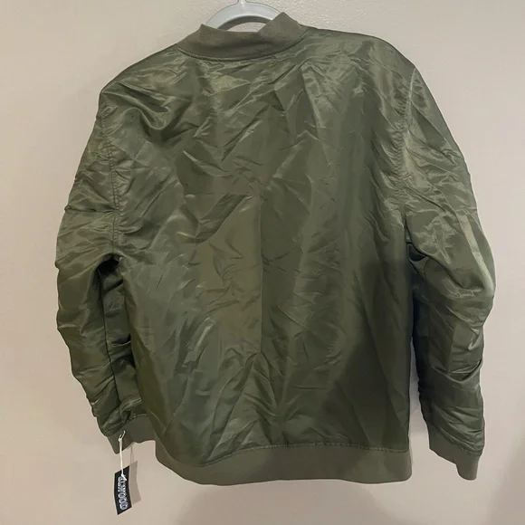 Elwood NWT Men’s Nylon Olive Green Bomber Jacket - Picture 5 of 6